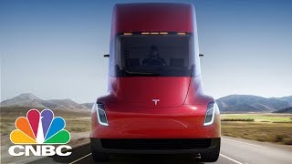 Tesla Just Threw In A Major Surprise At The Semi Truck Unveiling A Revamped Roadster  CNBC [upl. by Yram]