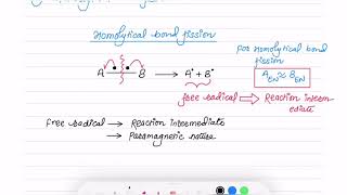 LECTURE1 ON RXN MECHANISMCLEAVAGE OF COVALENT BONDHOMOLYTIC amp HETEROLYTIC BOND FISSION BY SANTOSH L [upl. by Seitz]