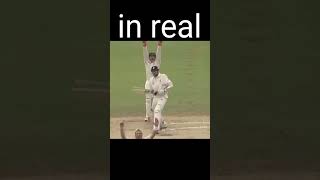 Shane Warne bowling action real vs rc24rc24 viral shorts [upl. by Eri455]