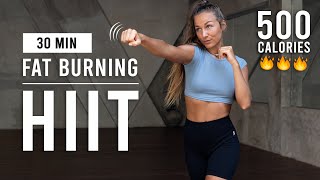 BURN 500 CALORIES with this 30 Minute Cardio Workout  Fat Burning HIIT Workout At Home [upl. by Noreik]