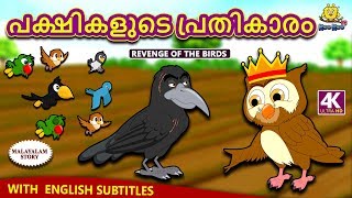 Malayalam Story for Children  പക്ഷികളുടെ പ്രതികാരം  Revenge of The Birds  Malayalam Fairy Tales [upl. by Yoreel121]