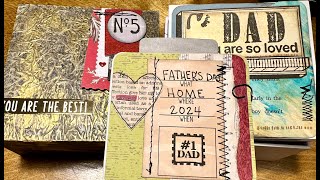 Upcycled AirPod box  Happy Fathers Day Keepsake Completed Flip Through [upl. by D'Arcy]