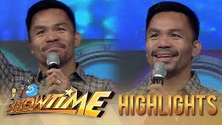 Its Showtime People’s champ Manny Pacquiao visits It’s Showtime [upl. by Katsuyama]