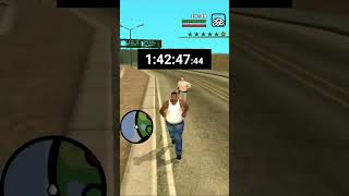 GTA San Andreas  Keliling Map San Andreas Saat Dalam Kondisi Bintang 1 shorts [upl. by Hajed]