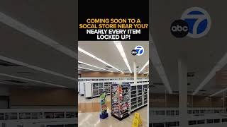 Rite Aid lockdown SoCal store puts almost everything behind locked glass [upl. by Justinian]