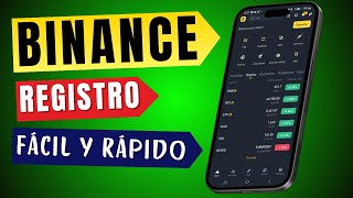 Como crear cuenta en binance fácil y rápido  Tutorial completo ⭐ [upl. by Yv883]