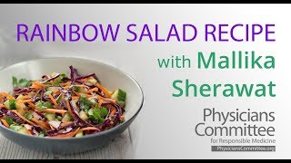 Rainbow Salad Recipe With Mallika Sherawat [upl. by Taro]