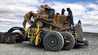 Sleipner DB120PLUS carry Caterpillar D11T dozer long video [upl. by Mccarty]