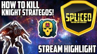 Halo 5  How To Kill Knight Strategos Stream Highlight [upl. by Yenetruoc]