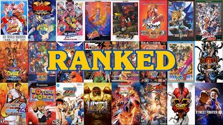 Ranking EVERY Capcom Fighting Game From WORST TO BEST 52 Games Reviewed Yes Really [upl. by Dewain648]