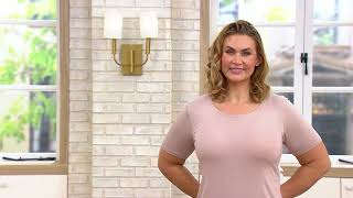 Breezies Smoothing Support Underwire Minimizer on QVC [upl. by Ayetal]