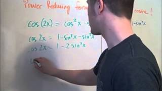 Trigonometric Identities Power reducing formulas [upl. by Maryl]