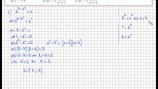 Fonction exponentielle Exercice Résoudre des équations avec des exponentielles  première spé maths [upl. by Cecilio]