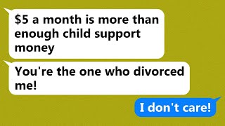 My former husband coerced me into remarrying by reducing child support to 5 per month [upl. by Gay]