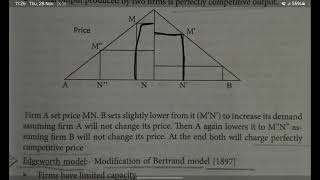 Bertrand Model Oligopoly Marketmicro economicsbpsc Tre4 [upl. by Akinert730]