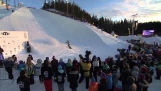 Christian Haller  Final run at the Arctic Challenge Halfpipe 2013 [upl. by Atorod]