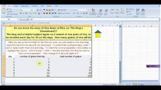 Arithmetic sequences and series with a spreadsheet [upl. by Cavanagh]