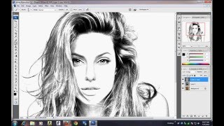 photoshop Tutorial  How to make sketch using image [upl. by Rois]