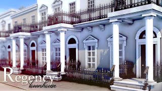 Historically Accurate Regency Townhouse 🌼 🐝  The Sims 4  Speed Build  No CC  Download Links [upl. by Otrebide761]