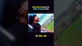 iShowSpeed Goes for Roller Coaster Ride ishowspeed speedreacts speed [upl. by Nido265]