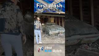 Abandoned Buick Skylark Barn Find Restored After 30 Years  First Wash amp Epic Transformation [upl. by Iridissa]