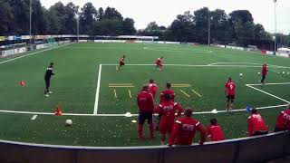 Fussballtraining mit Maik Stolzenberger Spaßige Schnelligkeitsübung im Wettbewerb [upl. by Htebsle]