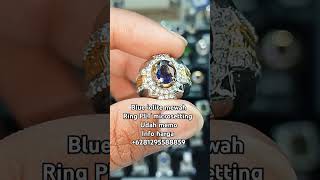 Permata blue iolite cutting mewah batupermatamurah batubluesapphire viralvideo shorts [upl. by Battista]