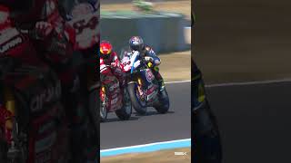 MagnyCours battle betweek Toprak and Rinaldi ⚔️  2023 FrenchWorldSBK 🇫🇷 [upl. by Danczyk]