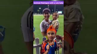 Jemimah Rodrigues with a cute baby 😍 ytshorts [upl. by Ahsei]