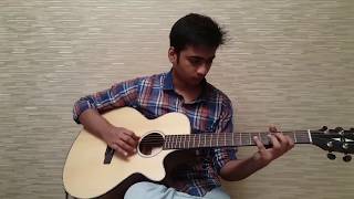 Neele Neele Ambar Par Guitar Instrumental with TABS and ORIGINAL SOLOS  Kalakaar [upl. by Socem]