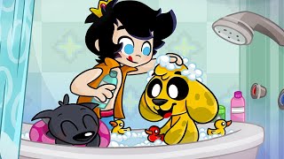 EL DÍA DEL BAÑO 🐶🚿🛁 Las Perrerías de Mike Ep 17 Temporada 1 [upl. by Redd597]