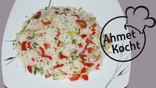 Rezept Reissalat  AhmetKocht  vegan kochen  Folge 86 [upl. by Eltsyrc]