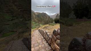 Exploring ancient Chinchero in Peru 🔎🇵🇪 [upl. by Enirol]