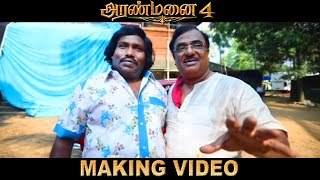 Aranmanai 4  Making Video 3  Climax amp Comedy Scene Making  Sundarc  Tamannah  Yogi babu [upl. by Adnilec]