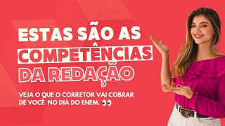 AS 5 COMPETÊNCIAS DA REDAÇÃO DO ENEM [upl. by Ymot]