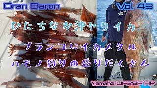 シーズン開幕、常磐沖、ひたちなか沖ヤリイカ釣り、ブランコにイカメタル、ハモノ釣りの盛りだくさん釣行で、大物ゲット！ [upl. by Ratha560]