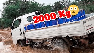 Off roading with 2000 Kilo load Tata Intra V50 Pickup Test  Offroading😱 [upl. by Eciuqram307]