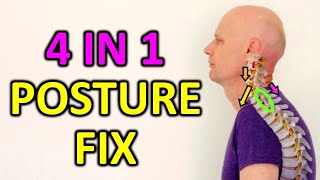 How To Correct 4 Keys To POSTURE In 1 Exercise [upl. by Yngiram]