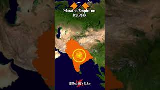 Maratha Empire on its peak 🚩 shortvideo history shorts [upl. by Becca]