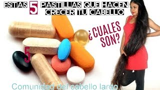 ¡LAS 5 MEJORES PASTILLAS QUE HACEN CRECER EL CABELLO A TU DISPOSICIÓN NO ES BROMA [upl. by Yesrej]