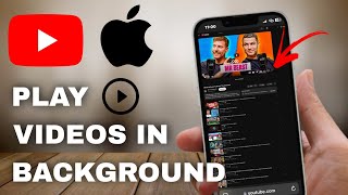 How to Play YouTube Videos in the Background on iPhone iOS 18 [upl. by Nnyleve]