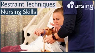 Restraint Application Techniques for Nurses [upl. by Eisnyl]