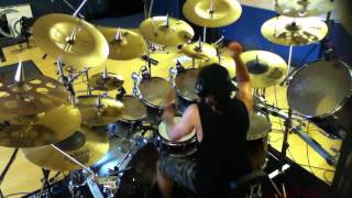 Recording drum tracks for the Primal Fear song quotStrikequot [upl. by Kinchen]