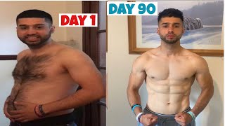 MY INSANE 90 DAY BODY TRANSFORMATION DURING QUARANTINE  SIX PACK IN 90 DAYS  NAVEED CENTRAL [upl. by Adnawaj]