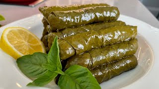 KARARMAYAN YEMYEŞİL YAPRAK SARMA NASIL YAPILIR  😋 LOKUM GİBİ SARMA TARİFİ 👌 [upl. by Linkoski]