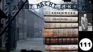 111 Zeuge Johann Becker NS  FrankfurterAuschwitzProzess [upl. by Atirehs]