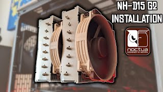 How To Install The Noctua NHD15 G2  Intel LGA 1700 Installation Tutorial [upl. by Alehtse]