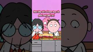 P5  2Sẽ thế nào khi bạn học cùng lớp là đại gia hoathinh vietsub shorts animation fyp [upl. by Anier523]