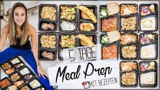 MEAL PREP für 5 Tage  So einfach kann Abnehmen sein [upl. by Arabelle542]