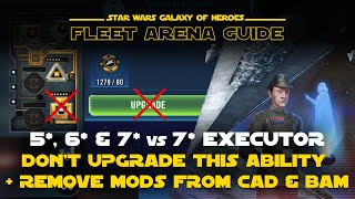 Executor Mirror Guide 20 After Buffs  SWGOH Fleet Arena [upl. by Brigitte]